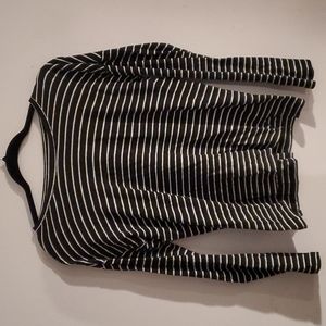 Black and white stripped shirt by Universal Thread.